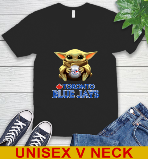 MLB Baseball Toronto Blue Jays Star Wars Baby Yoda Shirt 50