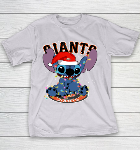 San Francisco Giants MLB noel stitch Baseball Christmas Youth T-Shirt 2