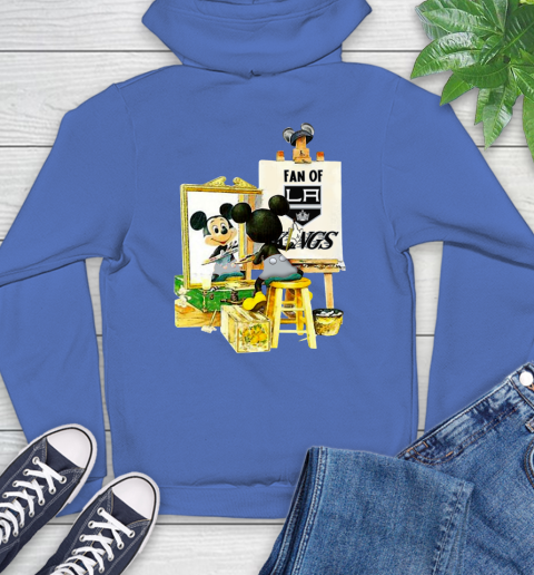 NHL Hockey Los Angeles Kings Mickey Drawing Shirt 22