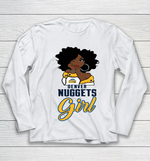Denver Nuggets Girl NBA Youth Long Sleeve 2