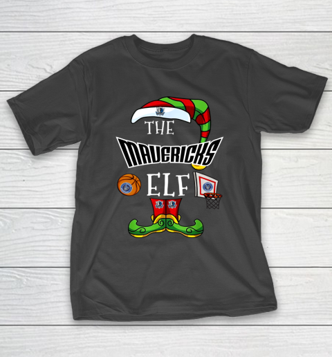 Dallas Mavericks Christmas ELF Funny NBA T-Shirt