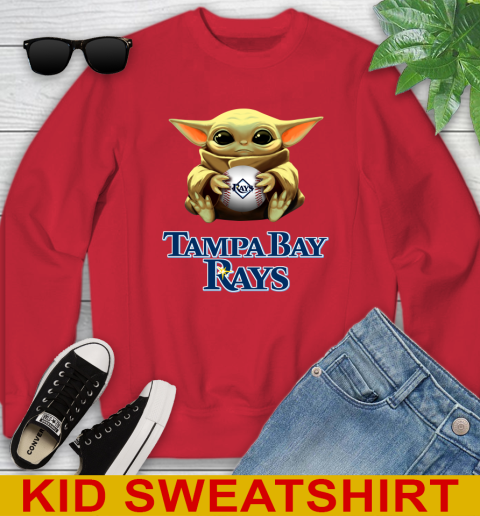 MLB Baseball Tampa Bay Rays Star Wars Baby Yoda Shirt 120