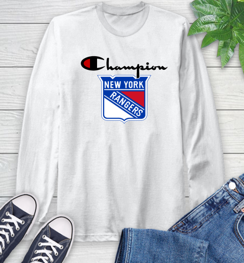 NHL Hockey New York Rangers Champion Shirt Long Sleeve T-Shirt