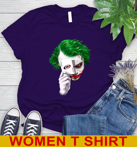 Carolina Hurricanes NHL Hockey Joker Card Shirt Women's T-Shirt 4