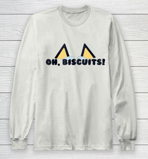 Bluey Oh Biscuits Mum Dad Cartoon Mother s Father s Day Long Sleeve T-Shirt 9