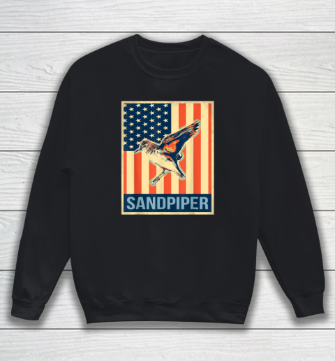 Vintage US Flag Sandpiper Sweatshirt