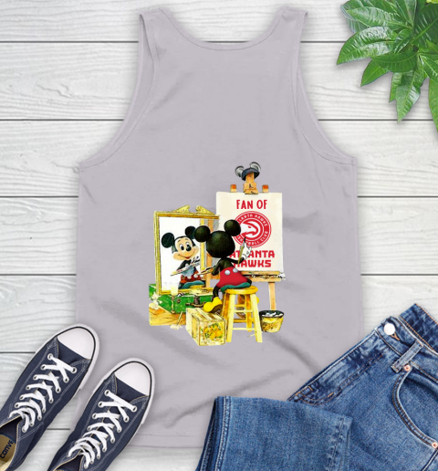 NBA Basketball Atlanta Hawks Mickey Drawing Shirt 68