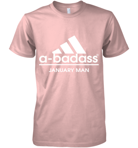 A Badass January Man Are Born In March Premium Men's T-Shirt