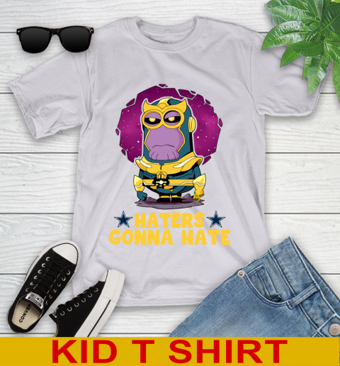 NFL Football Dallas Cowboys Haters Gonna Hate Thanos Minion Marvel Shirt Youth T-Shirt 5