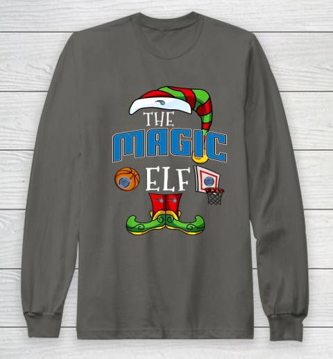 Orlando Magic Christmas ELF Funny NBA Long Sleeve T-Shirt 5