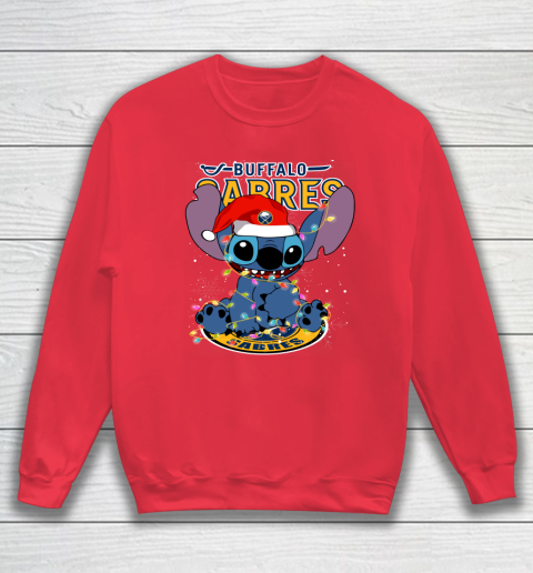 Buffalo Sabres NHL Hockey noel stitch Christmas Sweatshirt 6