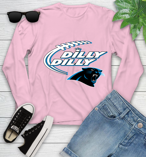 NFL Carolina Panthers Dilly Dilly Football Sports Youth Long Sleeve 10