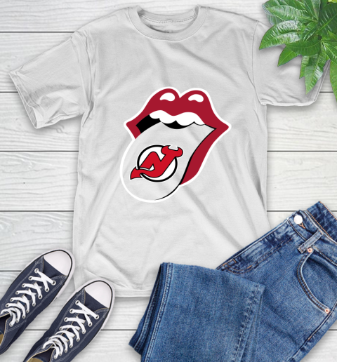 New Jersey Devils NHL Hockey Lips I Root For My Team Adoring Fan