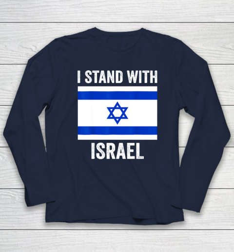 I Stand With Israel  Free Israel Long Sleeve T-Shirt 2