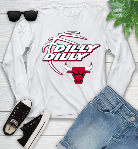 NBA Chicago Bulls Dilly Dilly Basketball Sports Youth Long Sleeve