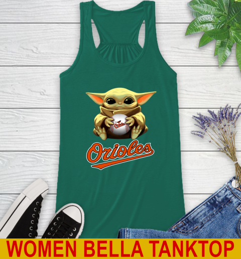 MLB Baseball Baltimore Orioles Star Wars Baby Yoda Shirt 43