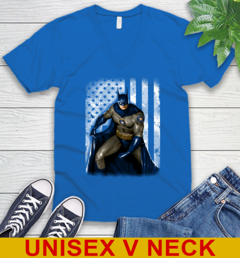 Houston Astros MLB Baseball Batman DC American Flag Shirt V-Neck T-Shirt 6 Houston Astros MLB Baseball Batman DC American Flag Shirt V-Neck T-Shirt - Image 6