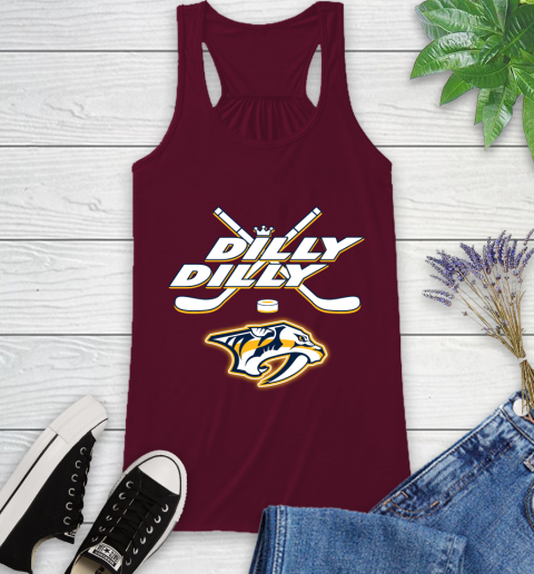 NHL Nashville Predators Dilly Dilly Hockey Sports Racerback Tank 3