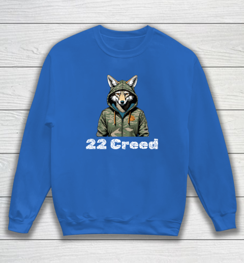 Coyote in Hood 22 Creed Graphic Hunting Sweatshirt 5