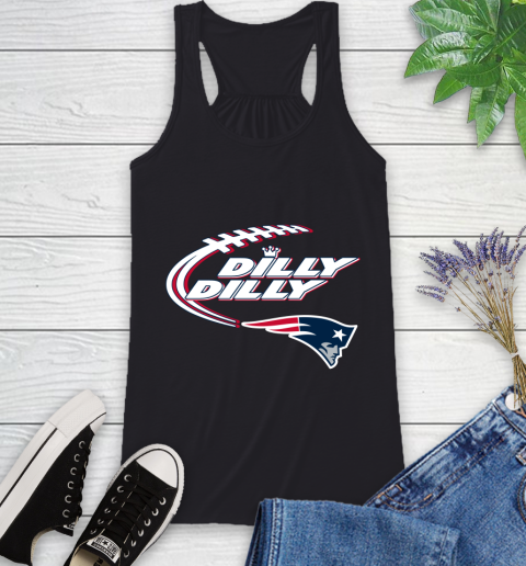 NFL New England Patriots Dilly Dilly Football Sports Racerback Tank 2
