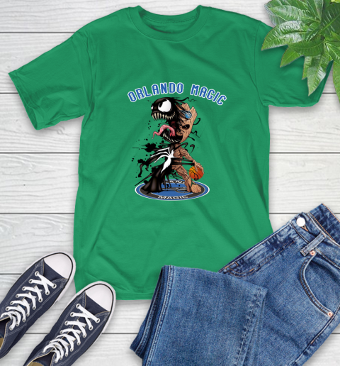 NBA Orlando Magic Basketball Venom Groot Guardians Of The Galaxy T-Shirt 7