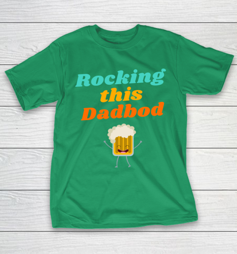 Beer Lover Funny Shirt Rocking this Dadbod T-Shirt 15