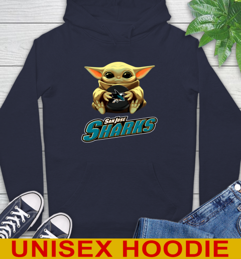 NHL Hockey San Jose Sharks Star Wars Baby Yoda Shirt 16