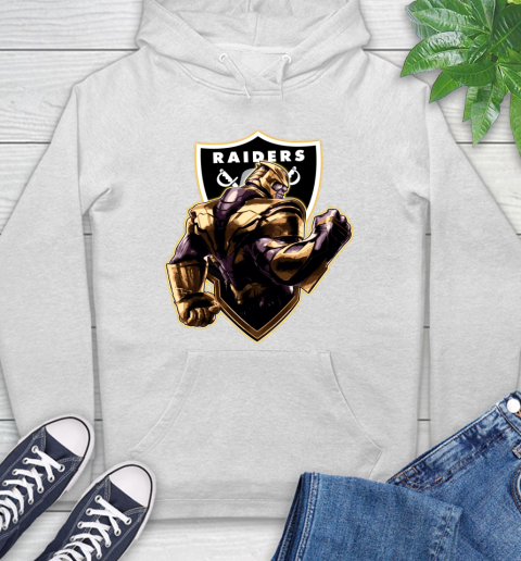 NFL Thanos Avengers Endgame Football Sports Oakland Raiders Hoodie
