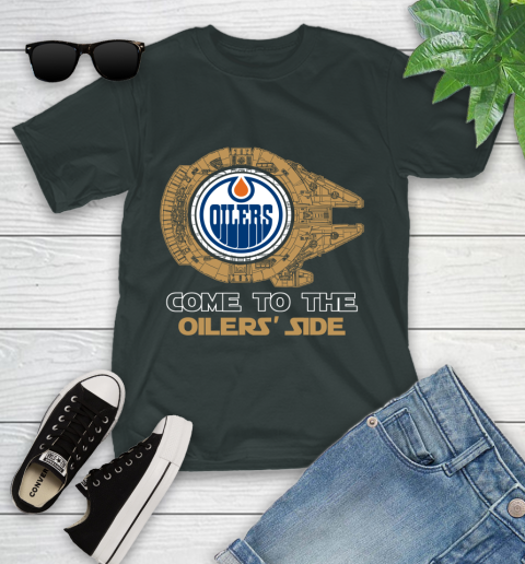 NHL Come To The Edmonton Oilers Wars Hockey Sports Youth T-Shirt 6