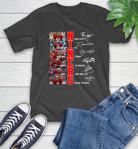 Niners Player Name And Signature San Francisco 49ers Shirts