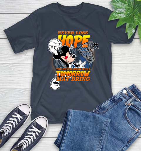 Dallas Mavericks NBA Basketball Mickey Disney Never Lose Hope T-Shirt 3