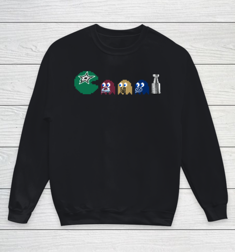 Dallas Stars x Pacman Create History For Stanley Cup Youth Sweatshirt