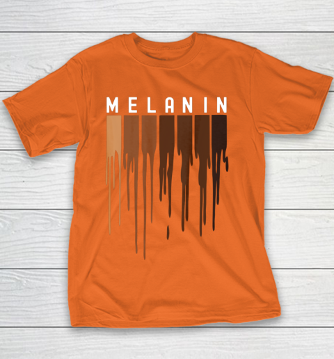 Drippin Melanin T Shirt for Women Pride  Black History Gift Youth T-Shirt 4