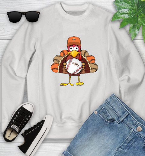 San Francisco Giants Turkey thanksgiving Youth Sweatshirt