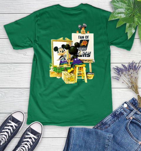 NBA Basketball Phoenix Suns Mickey Drawing Shirt 75