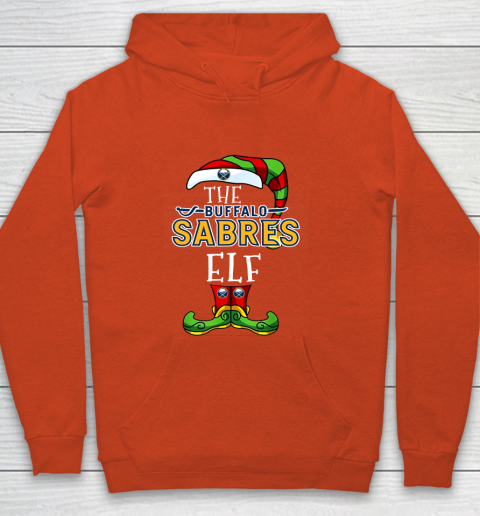 Buffalo Sabres Christmas ELF Funny NHL Youth Hoodie 3