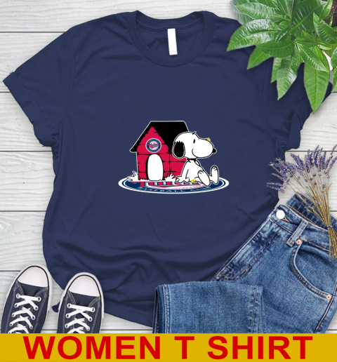 MLB Baseball Minnesota Twins Snoopy The Peanuts Movie Shirt Women's T-Shirt 12