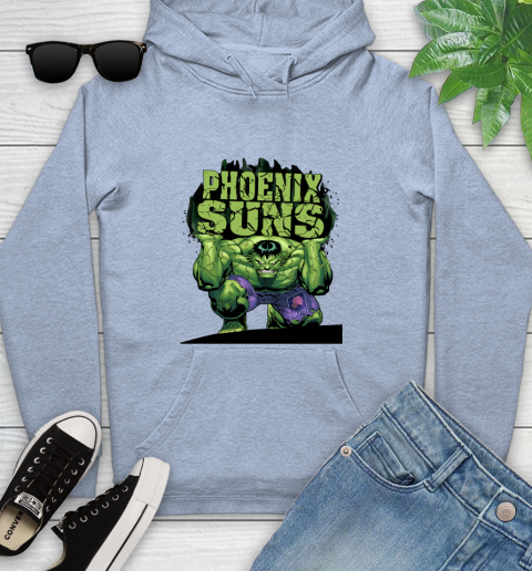 Phoenix Suns NBA Basketball Incredible Hulk Marvel Avengers Sports Youth Hoodie 10