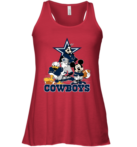 Mickey Mouse Donald Dallas Cowboys Tank Top - TeeHex