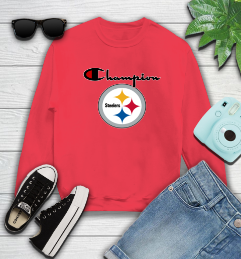 NFL Football Pittsburgh Steelers Champion Shirt Sweatshirt 7
