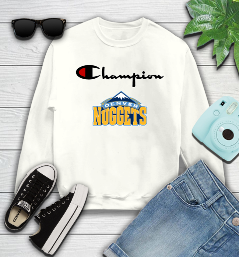 NBA Basketball Denver Nuggets Champion Shirt Youth Sweatshirt
