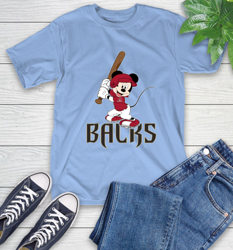MLB Baseball Arizona Diamondbacks Cheerful Mickey Mouse Shirt T-Shirt 12