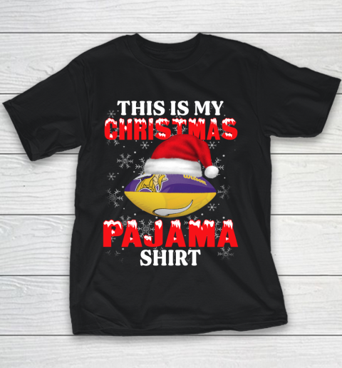 Minnesota Vikings This Is My Christmas Pajama Shirt NFL Youth T-Shirt