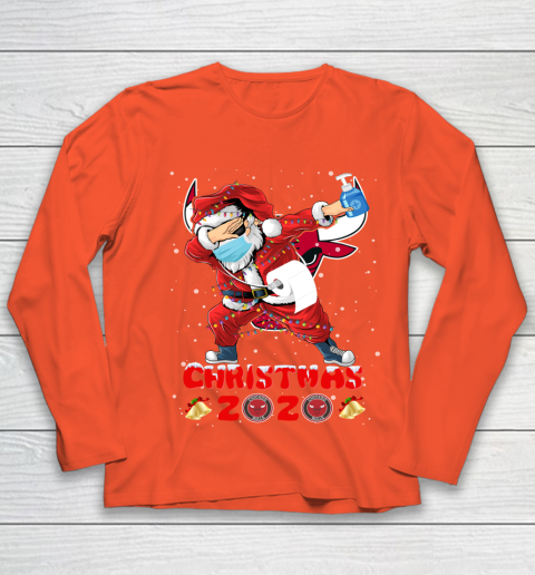Chicago Bulls Funny Santa Claus Dabbing Christmas 2020 NBA Youth Long Sleeve 3