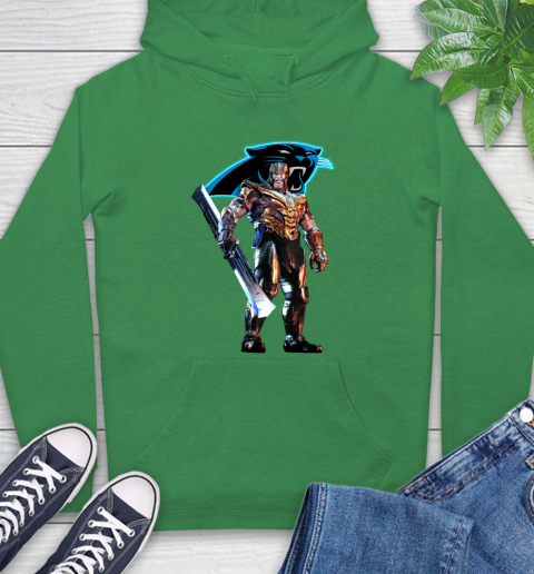 NFL Thanos Gauntlet Avengers Endgame Football Carolina Panthers Hoodie 8