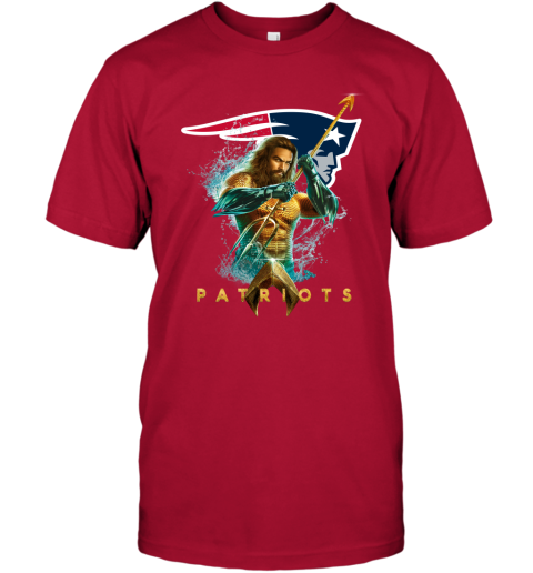 NFL New England Patriots Aquaman DC Football Sports 6V7nmmRzAAC classic t shirt 2 95 151514 front red