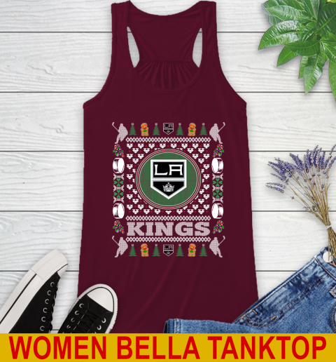 Los Angeles Kings Merry Christmas NHL Hockey Loyal Fan Racerback Tank 2