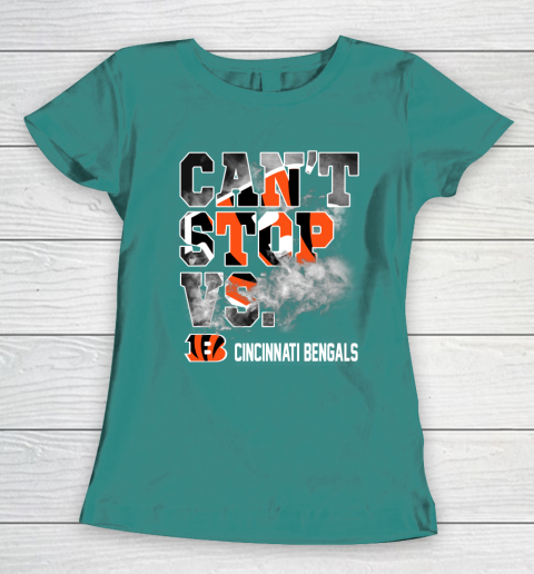NFL Cincinnati Bengals Can't Stop Vs Women's T-Shirt - Image 11