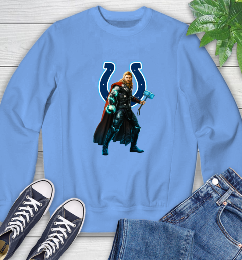 NFL Thor Avengers Endgame Football Indianapolis Colts Sweatshirt 11