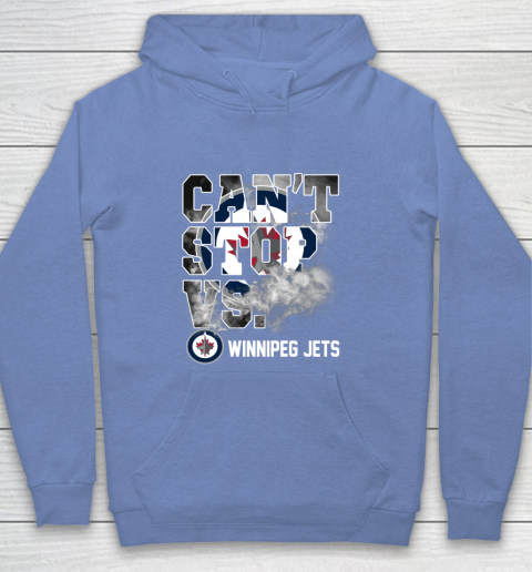 NHL Winnipeg Jets Hockey Can't Stop Vs Youth Hoodie 8